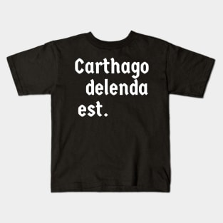 Carthago Delenda Est  Distressed vintage Kids T-Shirt